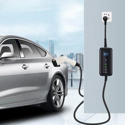 Zuhause Typ 2 32A 7KW tragbare EV-Ladestation mit 5m Kabel und 3,5KW Ausgang