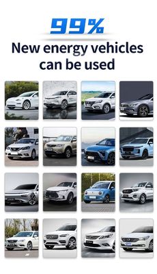 8-32A Verstellbares Ladegerät für Elektrofahrzeuge GBT Typ1 Typ2 3.5KW 7KW 11KW 22KW für die Portabilität von Elektrofahrzeugen